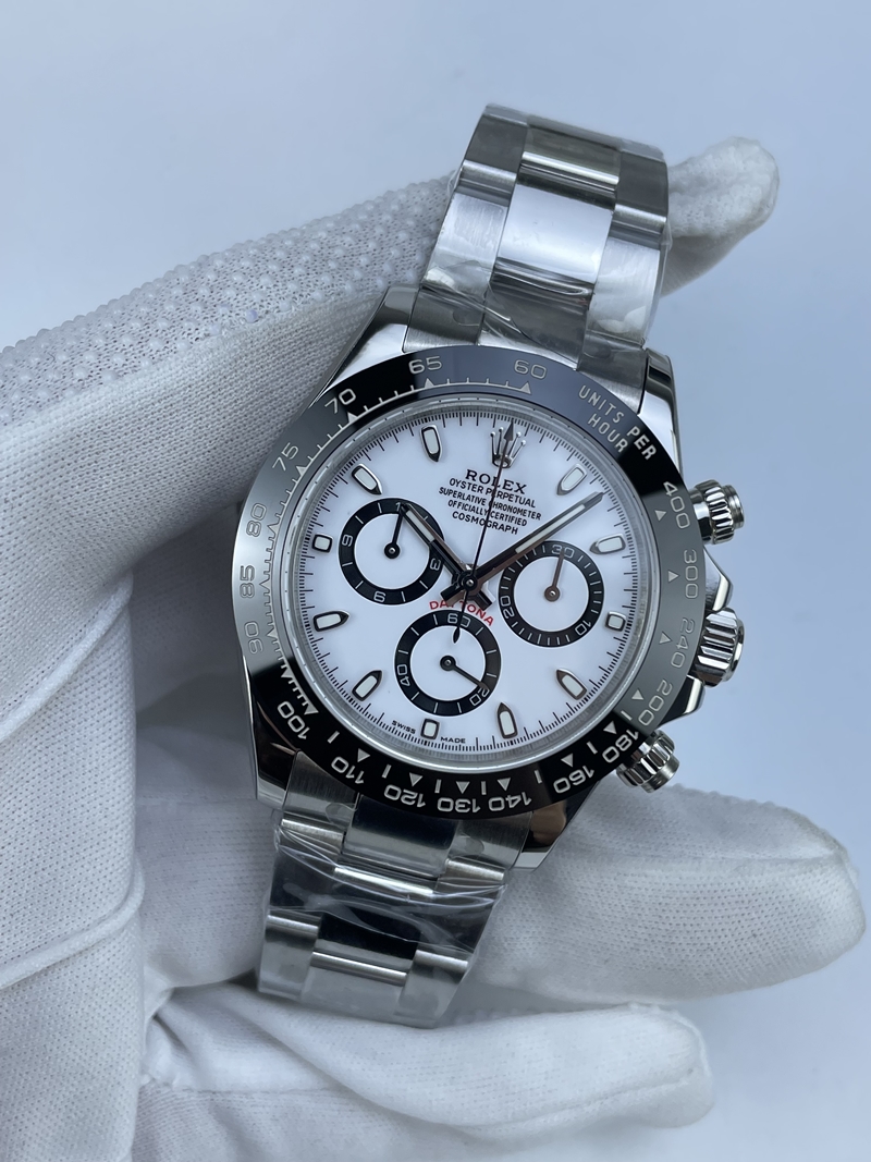 (반값할인이벤트) 초특급 갓성비 데이토나 스틸 세라믹베젤 화이트