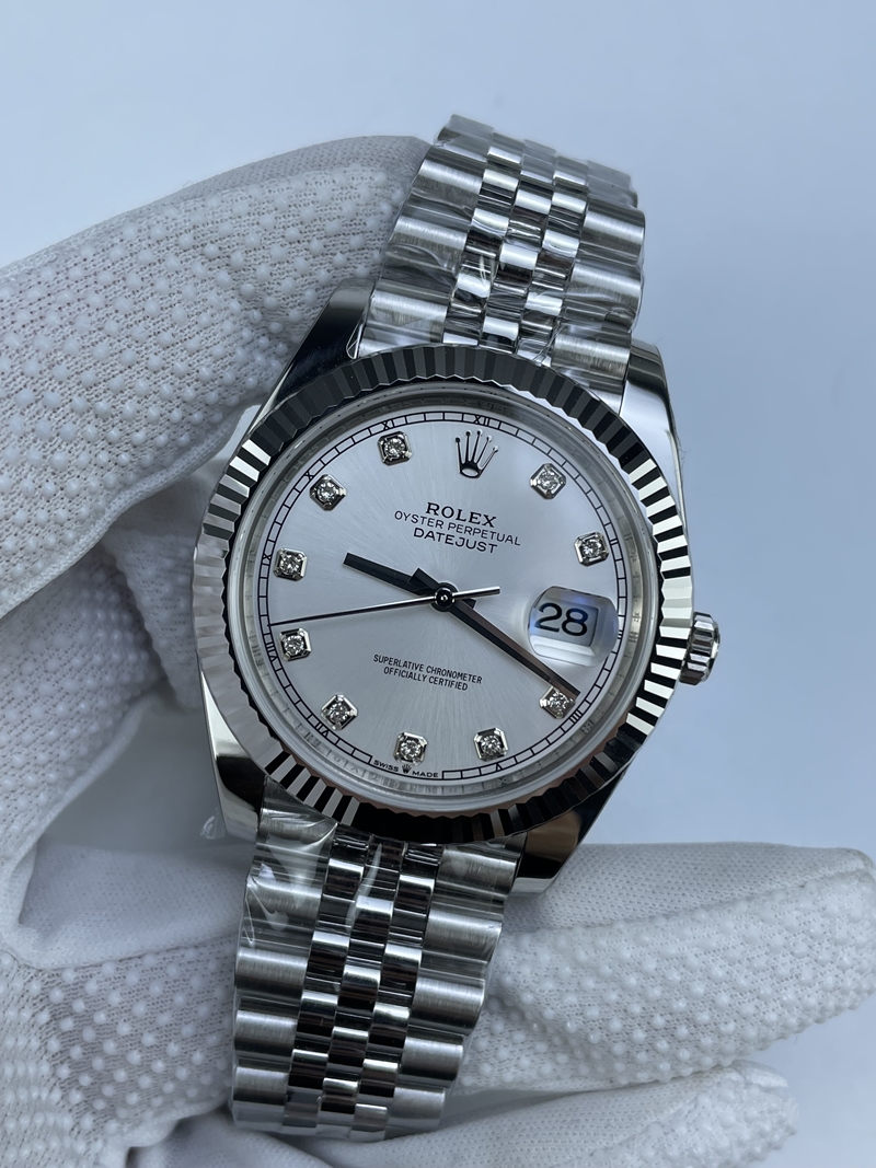 (준비완료/특급배송)NO.2903/롤렉스 데이저스트 41 실버 다이얼 텐포인트 126334 QP공장