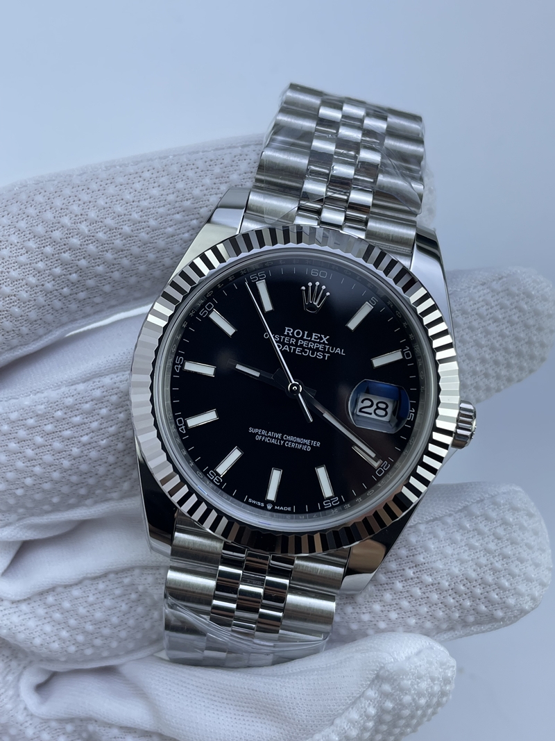 (준비완료/특급배송)NO.3314/롤렉스 데이저스트 126334 41미리 블랙다이얼 바인덱스 QP공장