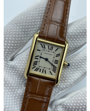 (준비완료/특급배송)NO.3398/AF공장 까르띠에 탱크머스트 25미리 스몰사이즈 옐로우골드